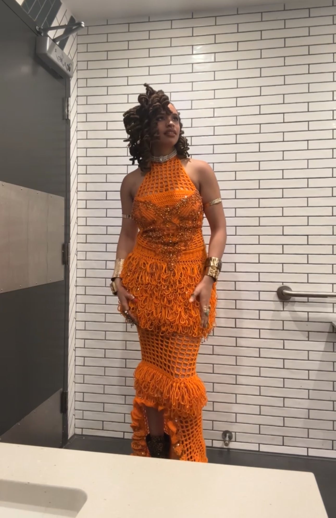 Orange Boutique Dress