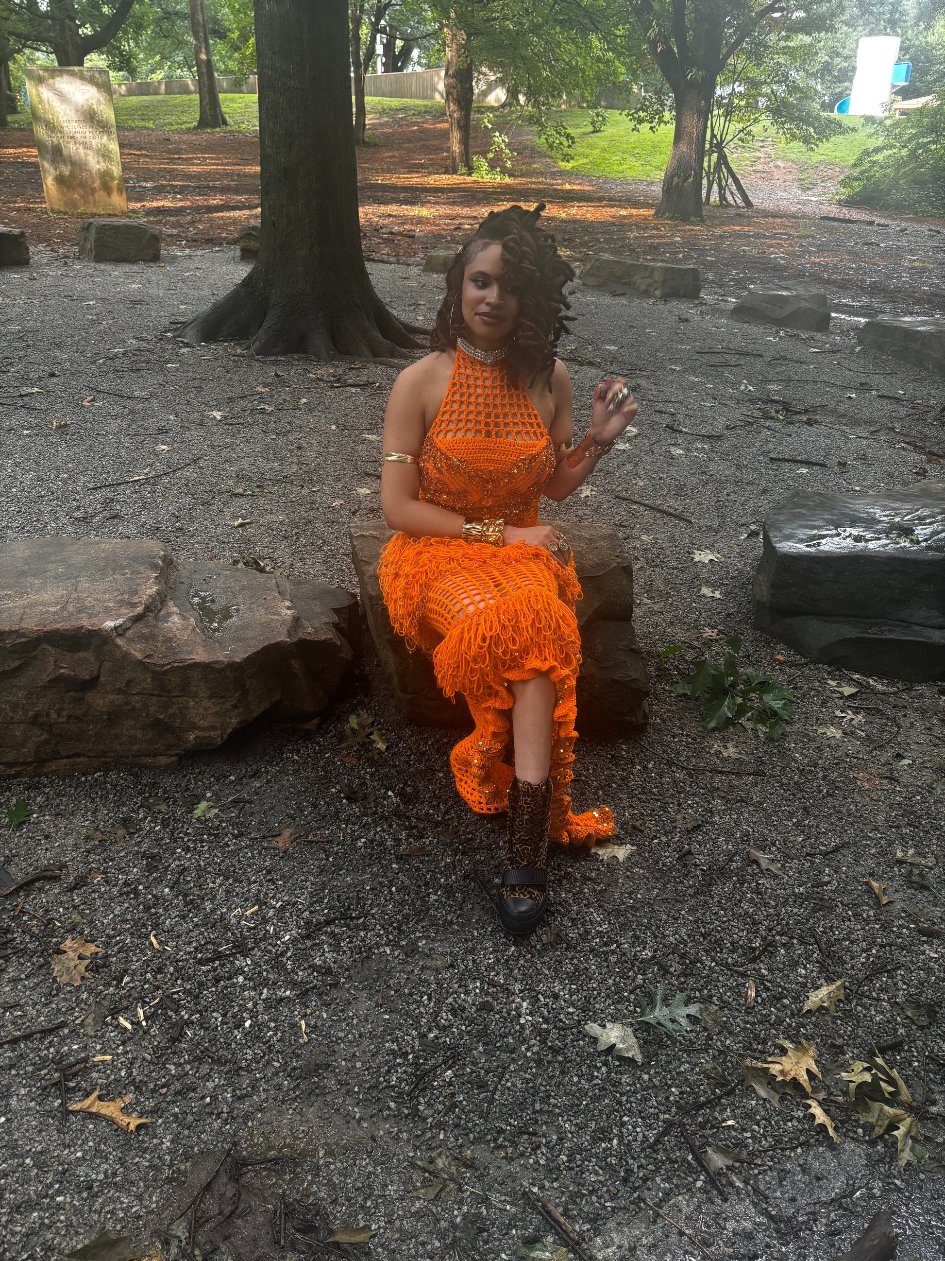 Orange Boutique Dress
