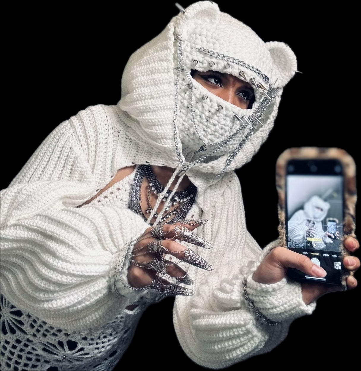 Polar Bear Balaclava Set