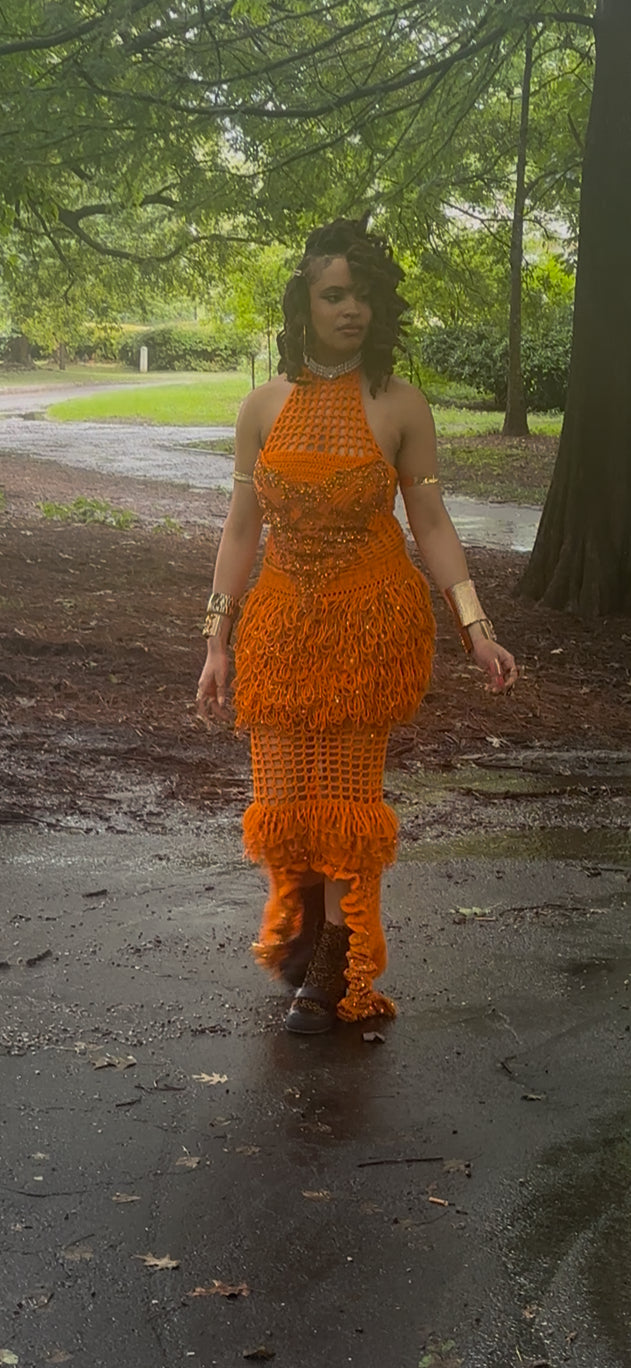 Orange Boutique Dress