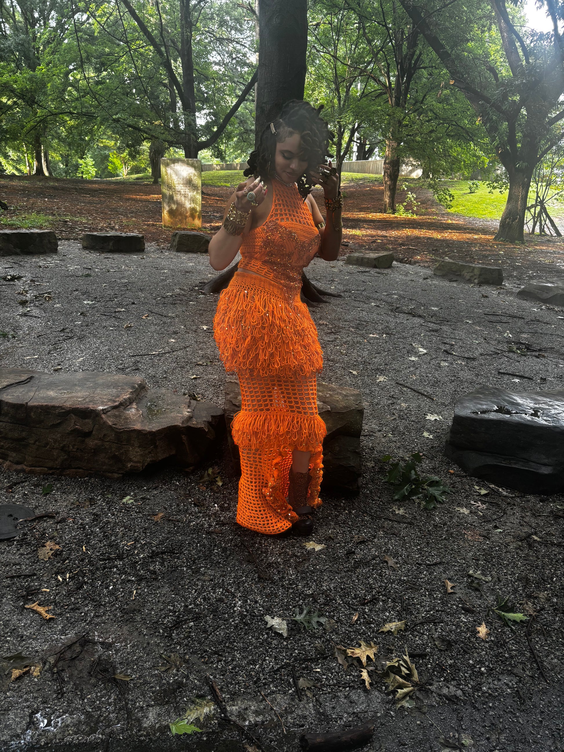Orange Boutique Dress