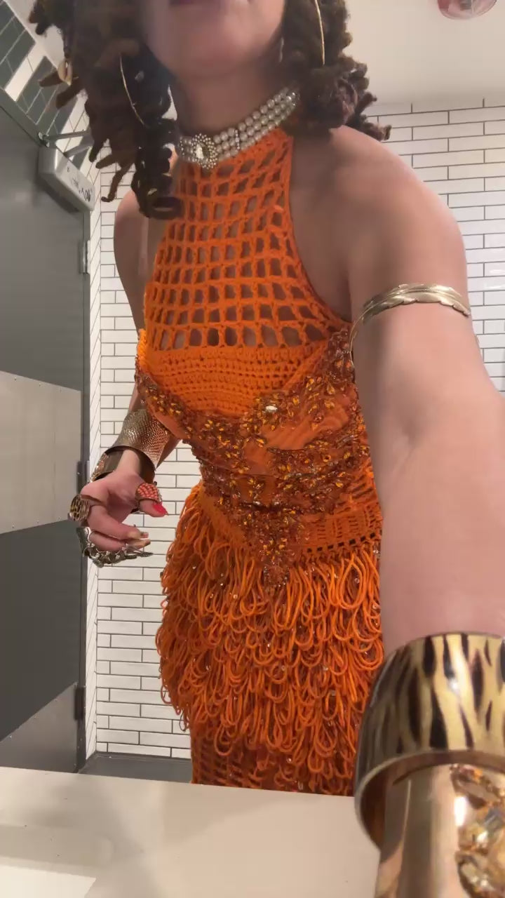 Orange Boutique Dress