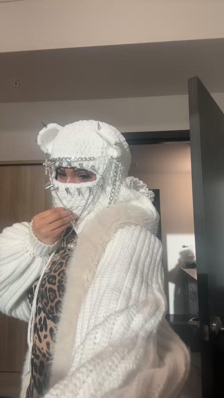 Polar Bear Balaclava Set